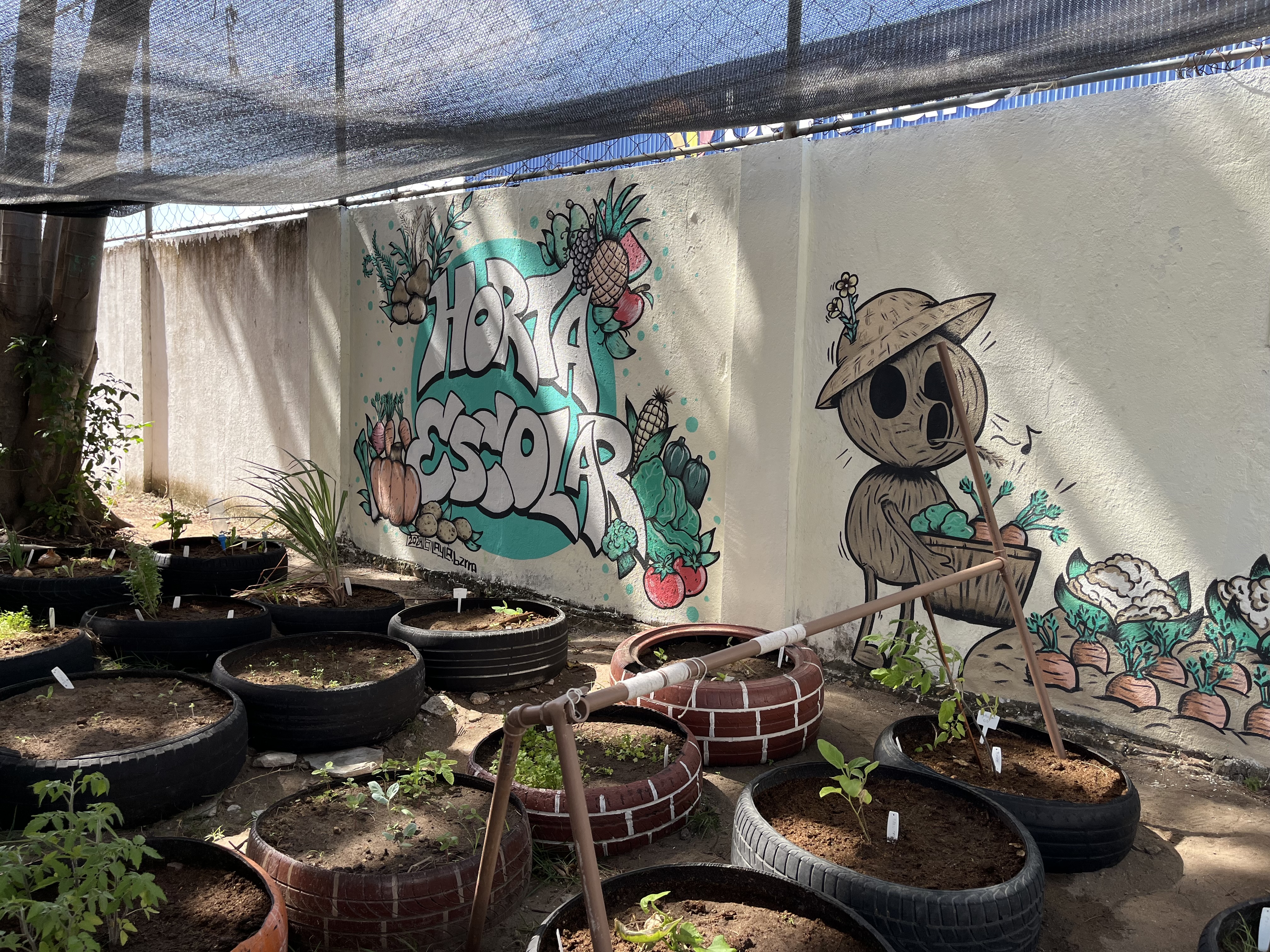 Mural Horta Escolar 2024